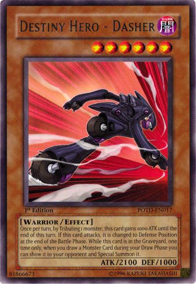 Destiny Hero - Dasher [POTD-EN017] Rare - Josh's Cards
