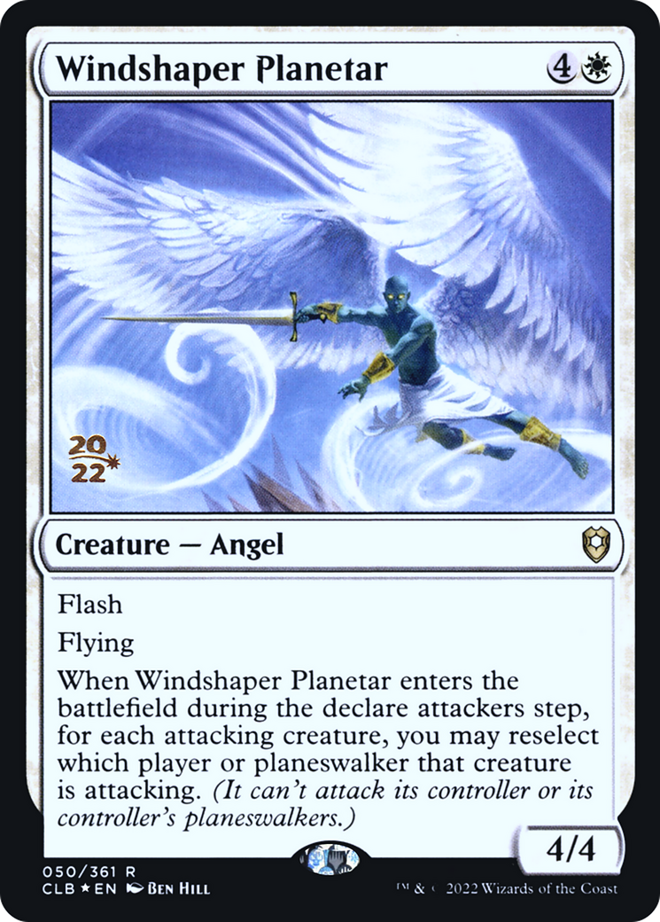 Windshaper Planetar (PRE-50S) - Battle for Baldur's Gate Promos Foil