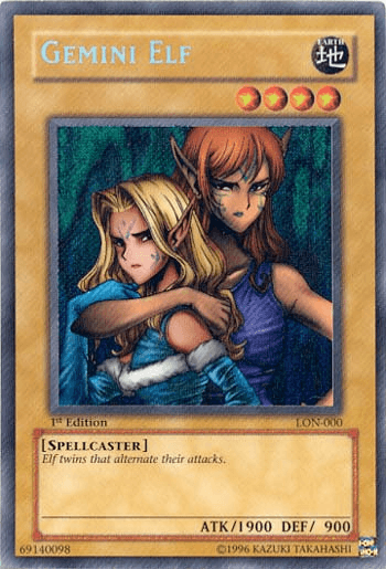 Gemini Elf [LON-000] Secret Rare - Josh's Cards