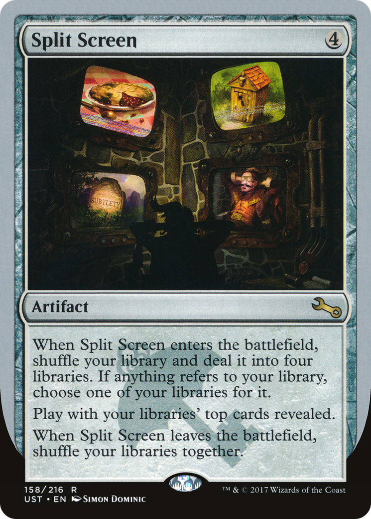 Split Screen (UST-158) - Unstable Foil