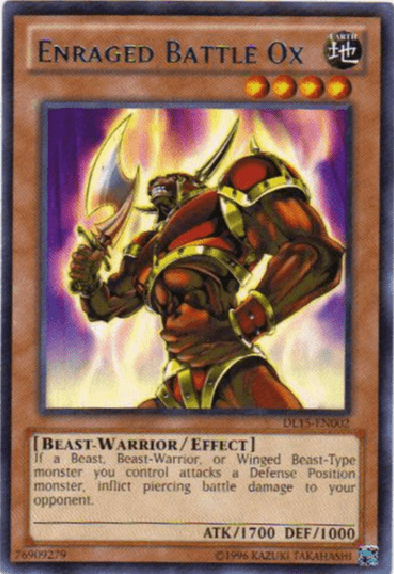 Enraged Battle Ox (Blue) [DL15-EN002] Rare - Josh's Cards