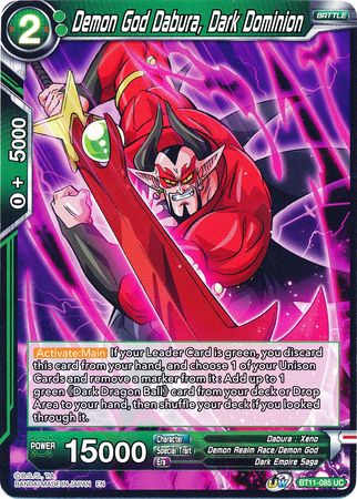 Demon God Dabura, Dark Dominion (BT11-085) [Vermilion Bloodline] Parallel Foil