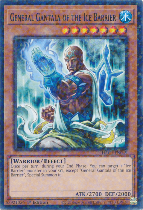 General Gantala of the Ice Barrier (Duel Terminal) [HAC1-EN049] Common - Josh's Cards
