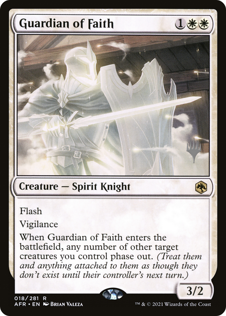 Guardian of Faith (PPAFR-18P) - Adventures in the Forgotten Realms Promos Foil