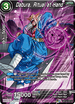 Dabura, Ritual at Hand (Common) (BT13-137) [Supreme Rivalry] Parallel Foil