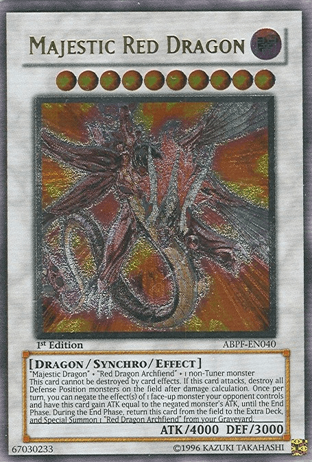 Majestic Red Dragon [ABPF-EN040] Ultimate Rare - Josh's Cards