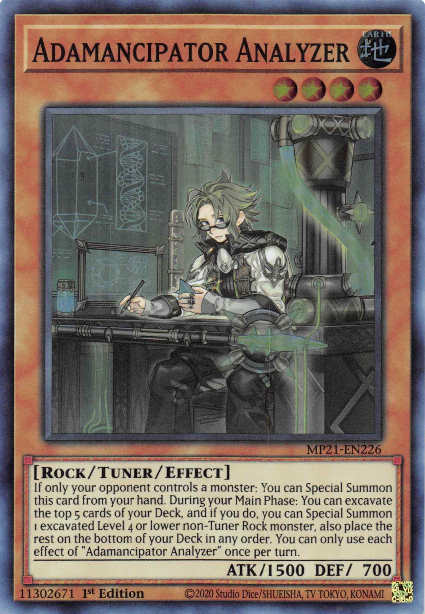 Adamancipator Analyzer [MP21-EN226] Super Rare - Josh's Cards