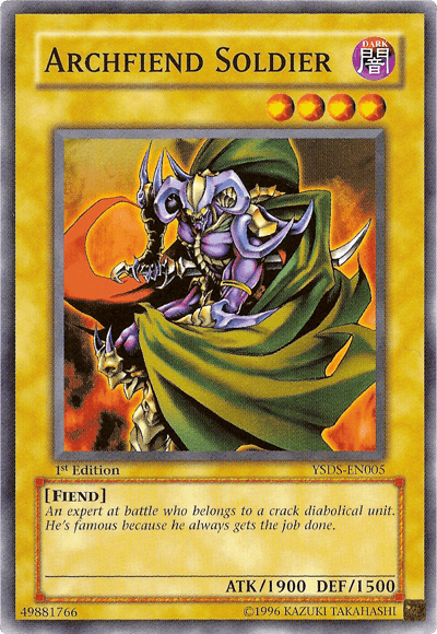 Archfiend Soldier [YSDS-EN005] Common - Josh's Cards