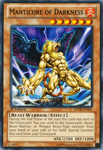 Manticore of Darkness [SDOK-EN005] Common - Josh's Cards