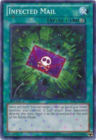 Infected Mail [BP01-EN085] Starfoil Rare - Josh's Cards