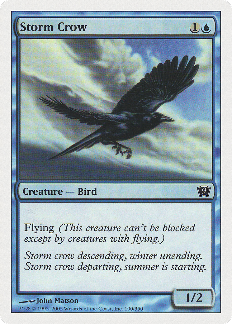 Storm Crow [Ninth Edition] Foil