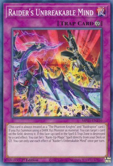 Raider's Unbreakable Mind [MP21-EN210] Common - Josh's Cards