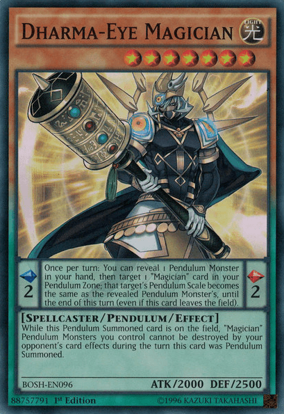Dharma-Eye Magician [BOSH-EN096] Super Rare - Josh's Cards