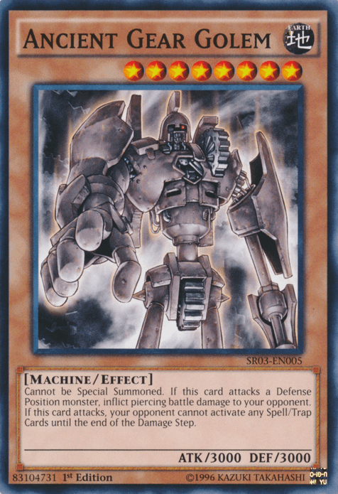 Ancient Gear Golem [SR03-EN005] Common - Josh's Cards