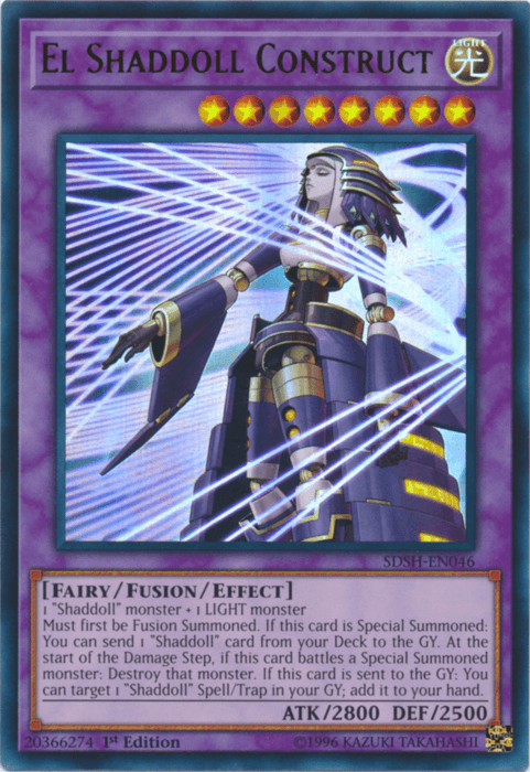 El Shaddoll Construct [SDSH-EN046] Ultra Rare - Josh's Cards