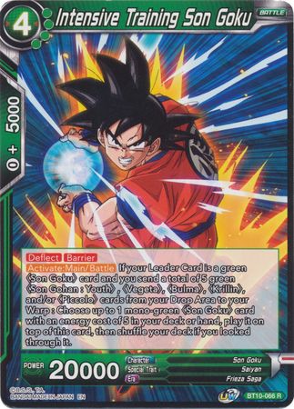 Intensive Training Son Goku (BT10-066) [Rise of the Unison Warrior] Parallel Foil