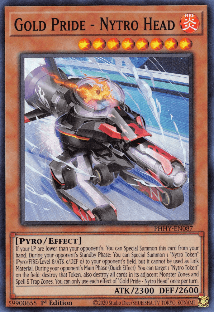 Gold Pride - Nytro Head [PHHY-EN087] Super Rare - Josh's Cards
