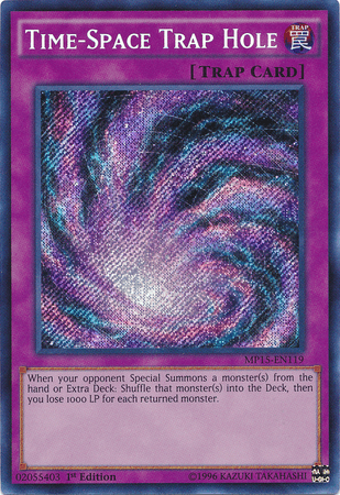 Time-Space Trap Hole [MP15-EN119] Secret Rare - Josh's Cards