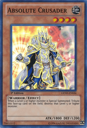 Absolute Crusader [GENF-EN036] Super Rare - Josh's Cards