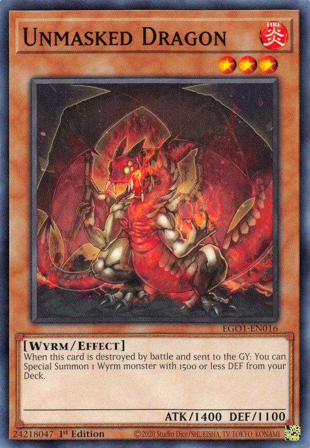 Unmasked Dragon [EGO1-EN016] Common - Josh's Cards