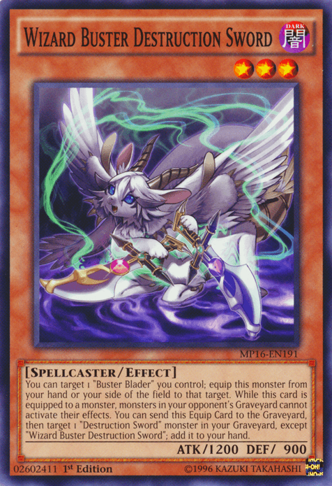 Wizard Buster Destruction Sword [MP16-EN191] Common - Josh's Cards