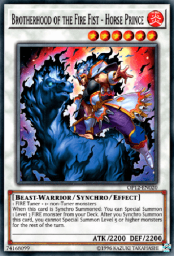 Brotherhood of the Fire Fist - Horse Prince [OP12-EN020] Common - Josh's Cards