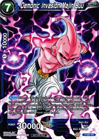 Demonic Invasion Majin Buu (P-097) [Promotion Cards] Parallel Foil