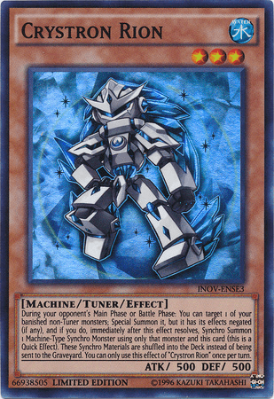 Crystron Rion [INOV-ENSE3] Super Rare - Josh's Cards