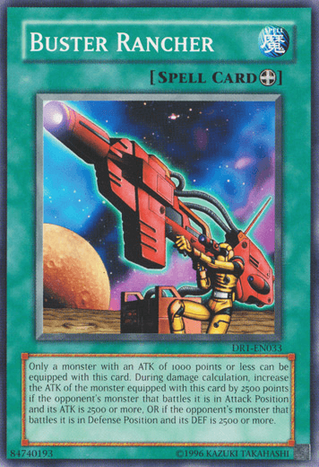Buster Rancher [DR1-EN033] Common - Josh's Cards