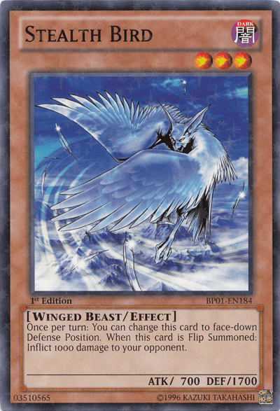 Stealth Bird [BP01-EN184] Starfoil Rare - Josh's Cards