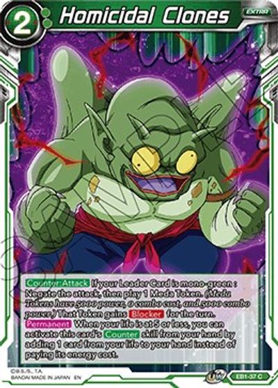 Homicidal Clones (EB1-37) [Battle Evolution Booster] Parallel Foil