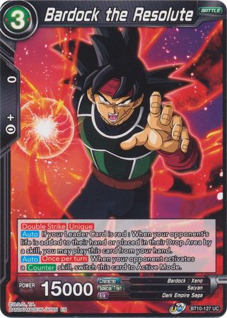 Bardock the Resolute (BT10-127) [Rise of the Unison Warrior] Parallel Foil