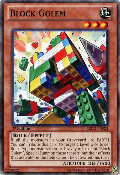 Block Golem [REDU-EN035] Common - Josh's Cards