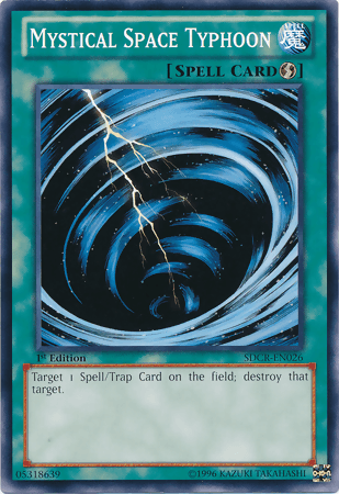 Mystical Space Typhoon [SDCR-EN026] Common - Josh's Cards