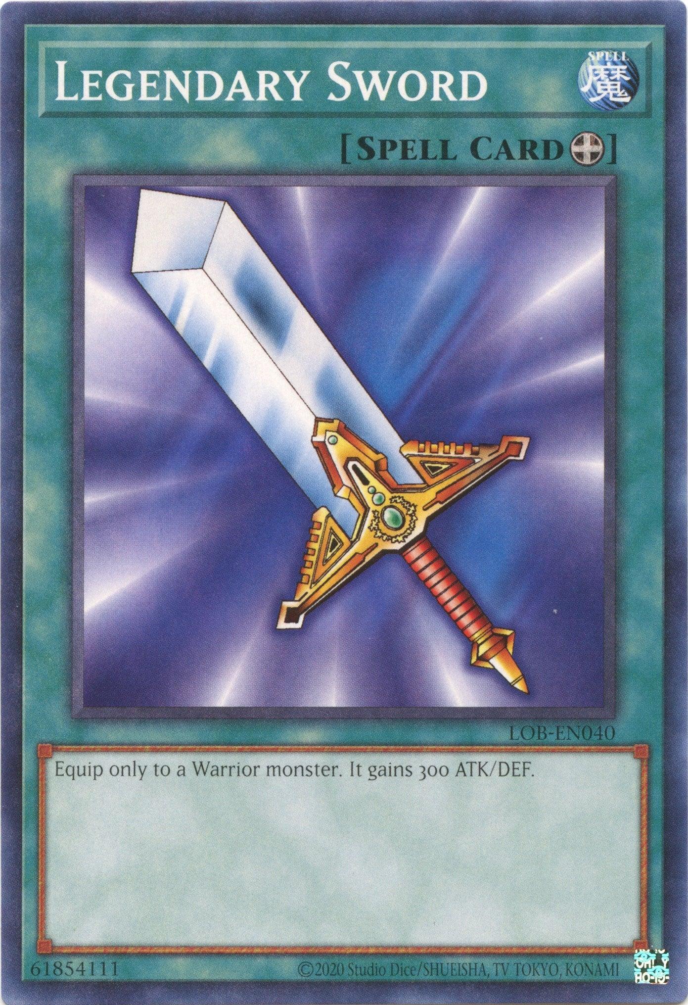 Legendary Sword (25th Anniversary) [LOB-EN040] Common - Josh's Cards