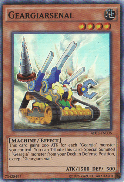 Geargiarsenal [AP05-EN006] Super Rare - Josh's Cards