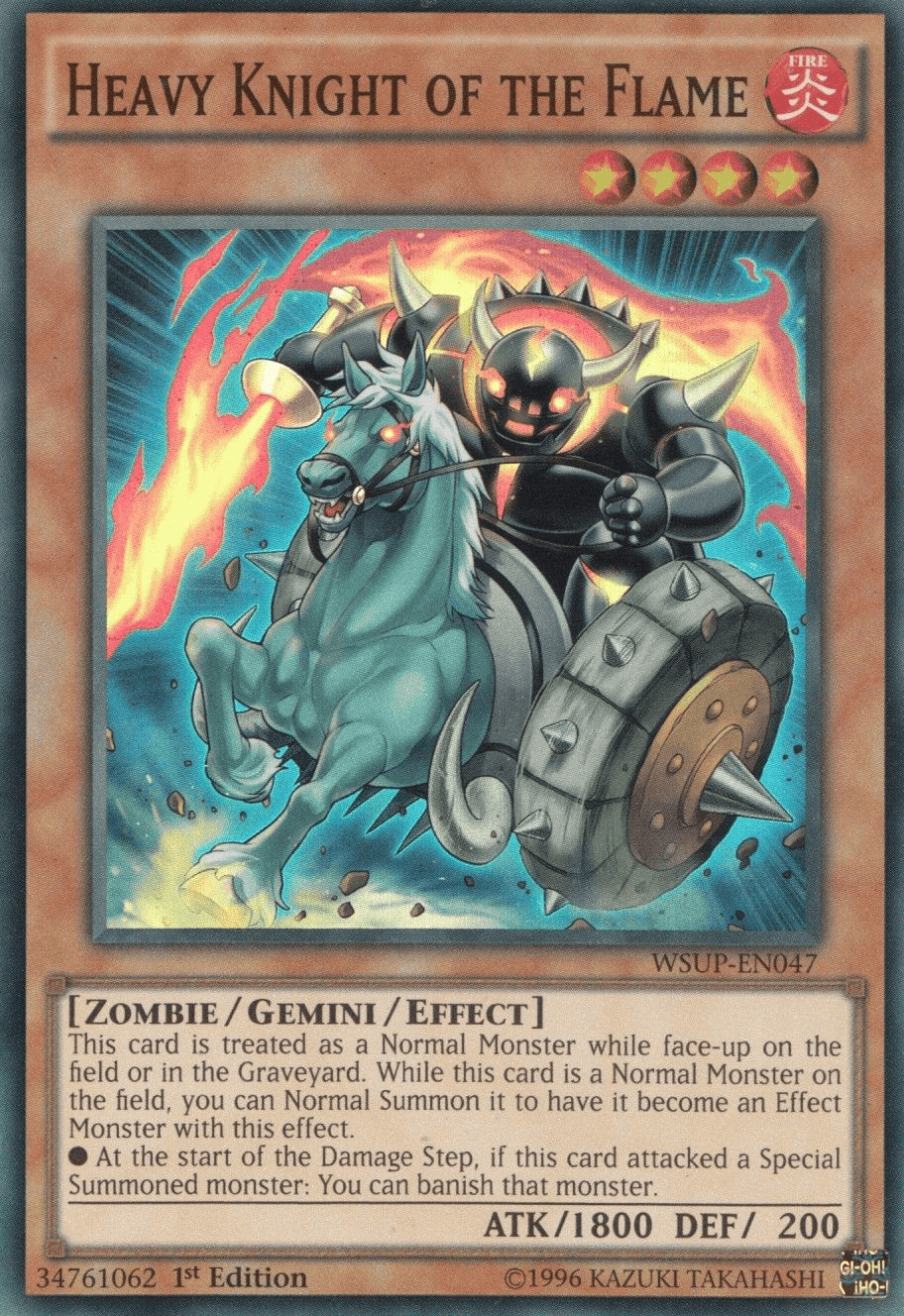 Heavy Knight of the Flame [WSUP-EN047] Super Rare - Josh's Cards