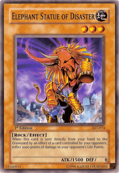Elephant Statue of Disaster [AST-074] Common - Josh's Cards