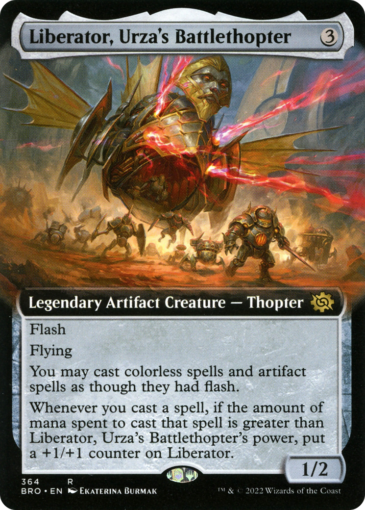 Liberator, Urza's Battlethopter (BRO-364) - The Brothers' War: (Extended Art) Foil