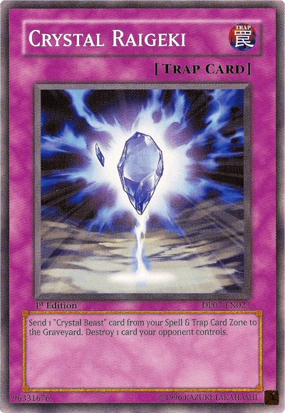 Crystal Raigeki [DP07-EN023] Common - Josh's Cards