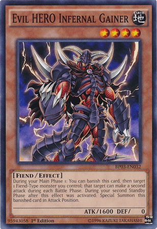 Evil HERO Infernal Gainer [BP03-EN032] Common - Josh's Cards