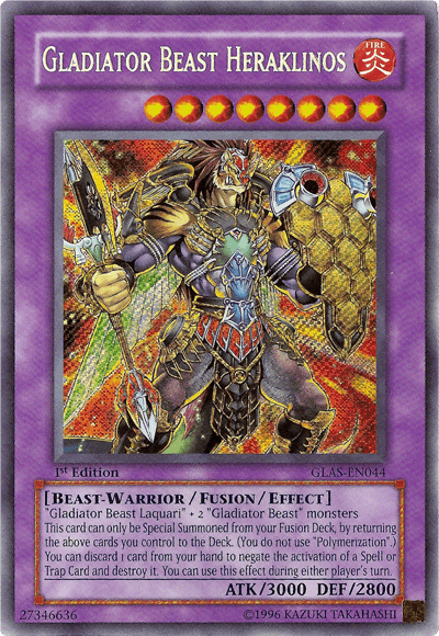 Gladiator Beast Heraklinos [GLAS-EN044] Secret Rare - Josh's Cards
