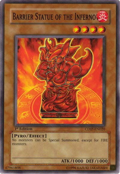 Barrier Statue of the Inferno [CDIP-EN020] Common - Josh's Cards