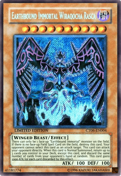 Earthbound Immortal Wiraqocha Rasca [CT06-EN004] Secret Rare - Josh's Cards
