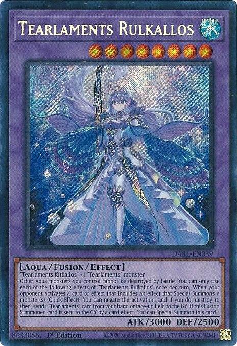Tearlaments Rulkallos [DABL-EN039] Secret Rare - Josh's Cards