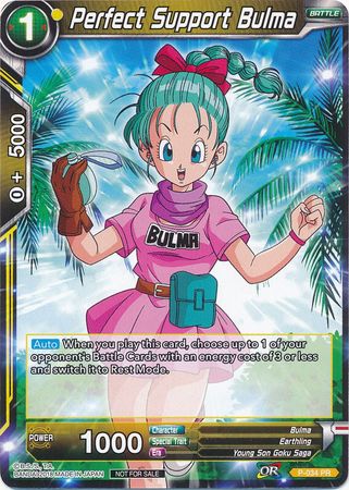 Perfect Support Bulma (Non-Foil) (P-034) [Promotion Cards] Parallel Foil