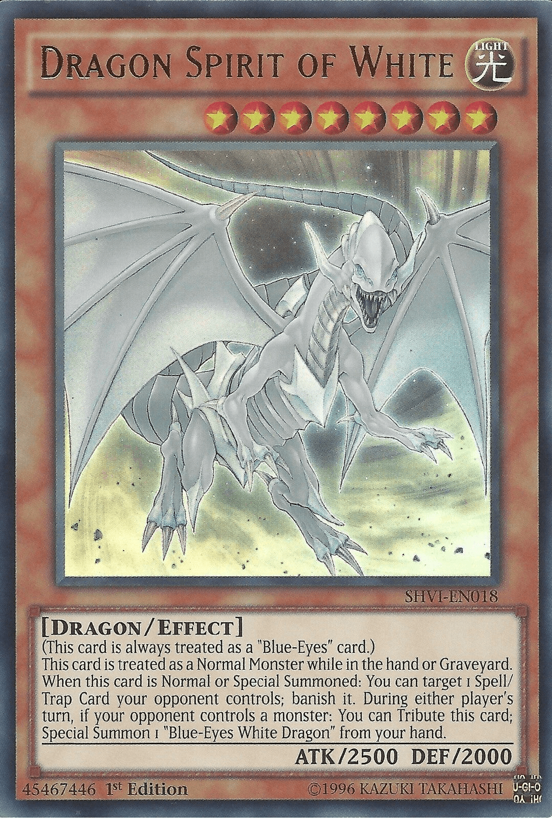 Dragon Spirit of White [SHVI-EN018] Ultra Rare - Josh's Cards