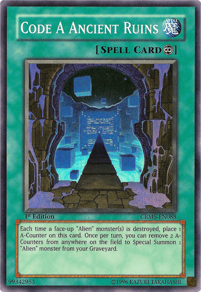 Code A Ancient Ruins [CRMS-EN088] Super Rare - Josh's Cards