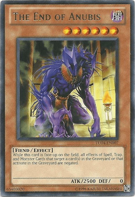 The End of Anubis [TU04-EN007] Rare - Josh's Cards