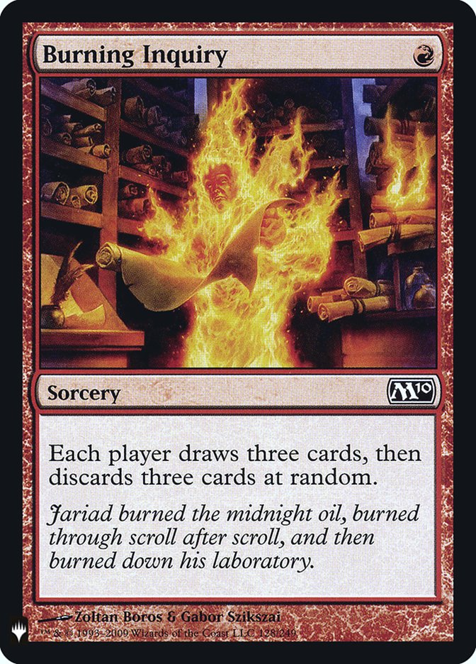 Burning Inquiry [Mystery Booster] Foil
